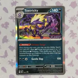 Toxtricity 017 MEP Promo Stamped Phantasmal Flames Prerelease Pokemon TCG NM - Image 1