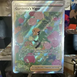 Gardenia's Vigor GG61/GG70 Pokemon Crown Zenith Galarian Gallery Near Mint - Image 1