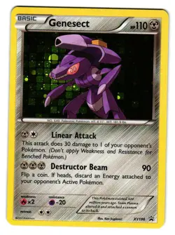 Genesect XY196 Holo Promo Pokemon SKU#M1255 - Image 1