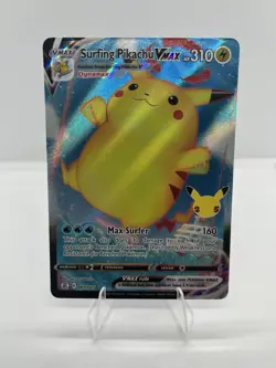 Surfing Pikachu VMAX 009/025 Pokemon Celebrations Ultra Rare Near Mint (NM) - Image 1