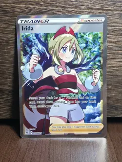 Irida 186/189 Pokemon TCG SWSH10: Astral Radiance Ultra Rare Full Art NM - Image 1