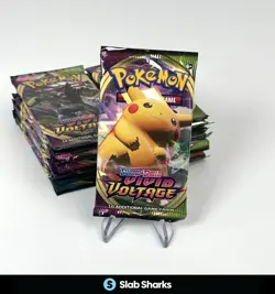 POKEMON TCG SWORD & SHIELD VIVID VOLTAGE BOOSTER PACK - LOT OF 23 - Image 1