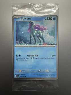 Pokemon - Suicune 026/094 EB Games Stamped Promo, Phantasmal Flames, Holo, NM - Image 1
