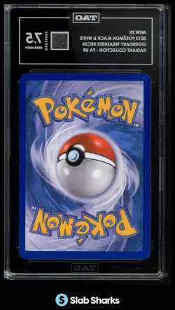 2013 POKEMON BLACK WHITE LEGENDARY TREASURES #RC24/RC25 MEW EX RADIANT TAG 7.5 - Image 2