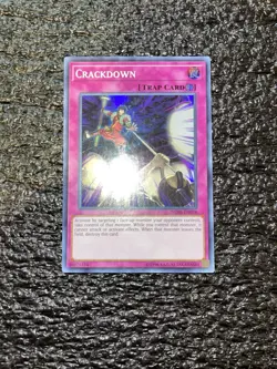 Yugioh! Crackdown DANE-EN078 Super Rare Unlimited Light Play - Image 1