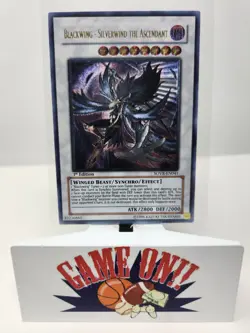 YuGiOh Blackwing Silverwind Ascendant SOVR-EN041 1st Edition Ultimate Rare NM - Image 1