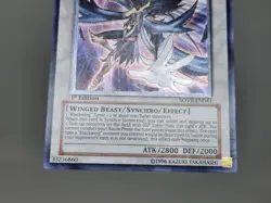 YuGiOh Blackwing Silverwind Ascendant SOVR-EN041 1st Edition Ultimate Rare NM - Image 2