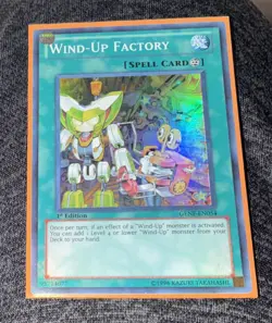 Wind-Up Factory - Super Rare 1st Edition GENF-EN054 - NM - YuGiOh - Image 1