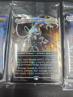 LOT of 4 Cards Marvel Legends MtG Magic the Gathering Spider-Man Promo Exclusive - Image 3