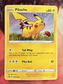 Pokemon Pikachu TCG SWSH039 General Mills 25th Anniversary Holo Promo Card MINT - Image 5
