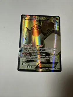 Regirock EX 43a/124 Alt Art XY Premium Trainer Collection Promo Pokemon Card LP - Image 1