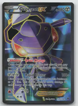 Pokemon Card Genesect EX (Full Art) Ultra Rare XY - Fates Collide 120/124 LP - Image 1