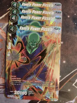 DRAGON BALL SUPER CARD GAME KAMI'S POWER PICCOLO BT4-049 SPR HOLO - Image 1