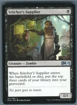 Magic the Gathering MTG Core Set 2019 Stitcher's Supplier #121 - Image 1