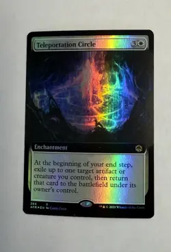 Teleportation Circle Extended Art Adventures in the Forgotten Realms Foil NM - Image 1