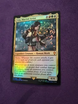 Tifa, Martial Artist Foil - FIC 0006 NM - MTG Final Fantasy Commander - Image 2