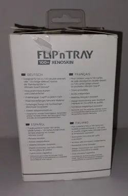 Ultimate Guard Flip N Tray Black 100+ Xenoskin Monocolor Deck Case Commander - Image 4