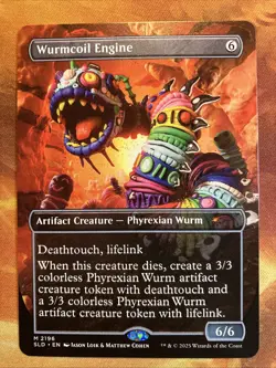 MTG Borderless Wurmcoil Engine Secret Lair: X Play-Doh: Squishful Thinking!! - Image 1