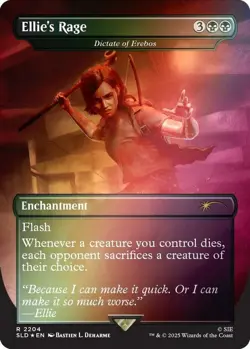 Ellie's Rage - Dictate of Erebos - Rainbow Foil - Secret Lair Drop Series - Near - Image 1