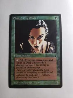 MTG, Elves of Deep Shadow, The Dark expansion, Regular - Image 1