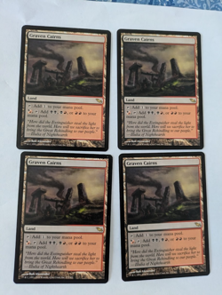 4 Graven Cairns Shadowmoor MTG NM Free shipping with tracking - Image 1