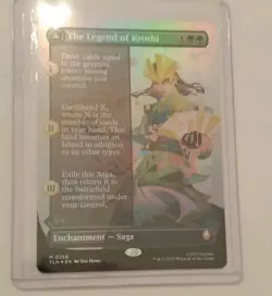 Foil The Legend of Kyoshi (Borderless) TLA NM Avatar Magic The Gathering - Image 1