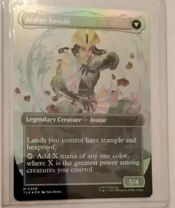 Foil The Legend of Kyoshi (Borderless) TLA NM Avatar Magic The Gathering - Image 2