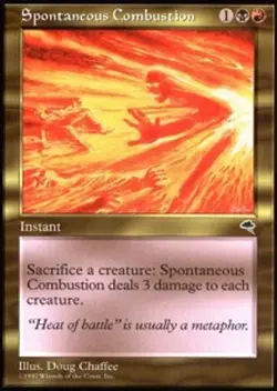 Spontaneous Combustion - Tempest # MTG Magic The Gathering - Image 1