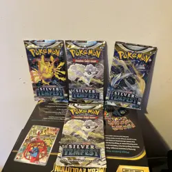 Pokemon TCG Sword & Shield Silver Tempest SEALED booster pack - Image 1
