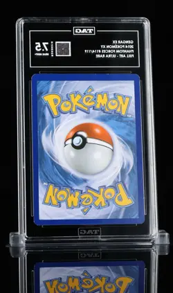 2014 POKEMON XY PHANTOM FORCES #114 FULL ART GENGAR EX TAG 7.5 789 SCORE - Image 2