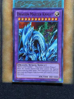 Yugioh Dragon Master Knight LCYW-EN050 Super Rare LP - Image 1