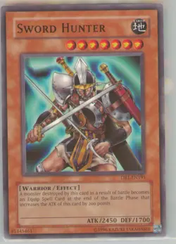 Yu-Gi-Oh Dark Beginning 1 Sword Hunter #DB1-EN191 Near Mint or Better - Image 1
