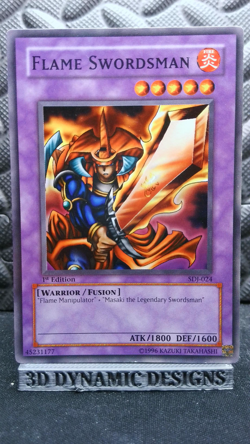 | Yugioh Flame Swordsman SDJ-024 1st Edition Common Starter Deck Joey NM/M ?? | - Image 1