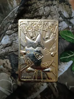 Jigglypuff 1999 Pokemon 23K Gold-Plated Nintendo Evolution Promo Trading Card - Image 1