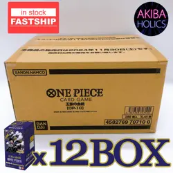 One Piece Card Game OP-10 Royal Blood Booster 12 Box Case Japan Sealed New - Image 1