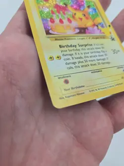 Birthday Pikachu 24/53 Holo Rare 25th Celebrations Classic - Pokemon Card - MP - Image 2