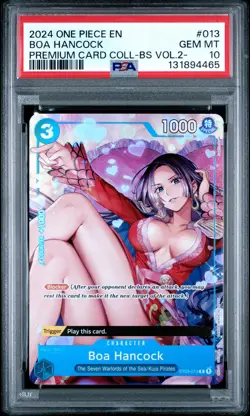2024 One Piece Premium Card Collection- #013 Boa Hancock PSA10 - Image 1