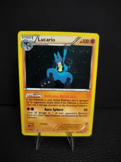 Lucario 80/113 Legendary Treasures Holo Pokemon Card 2013 NM Vintage Rare - Image 1