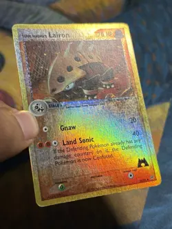 Team Magma's Lairon Reverse Holo 36/95 Ex Team Aqua's vs. Pokemon Card - Image 4