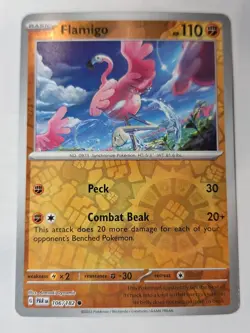 Flamigo 106/182 Sv04: Paradox Rift Pokemon Reverse Holo Foil Nice! - Image 1