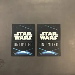 Darth Sidious & Obi-Wan Kenobi - Star Wars Unlimited Gift Box Promo Cards 2 & 3 - Image 2