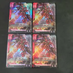 x4 Sinanju (ST03-001) (NM) - Gundam Card Game - Zeon’s Rush Starter Deck (ENG) - Image 1