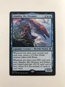 Alandra Sky Dreamer MTG Magic the Gathering Card NM Near Mint MKC - Image 1