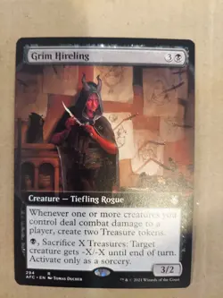 Grim Hireling (Extended Art) Commander: Adventures in the Forgotten Realms... - Image 1