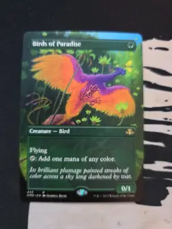 Birds of Paradise (Borderless) Dominaria Remastered Regular - Image 1