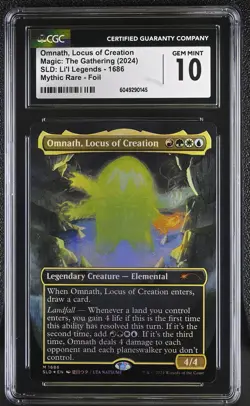 OMNATH, LOCUS OF CREATION Secret Lair Foil Mythic CGC 10 MTG [Nostalgium] - Image 1