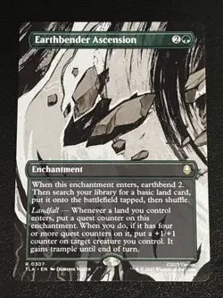 MTG Avatar: The Last Airbender Earthbender Ascension Borderless 0307 NM Rare - Image 1