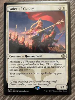 MTG Voice of Victory Tarkir: Dragonstorm Regular #33 - Image 1