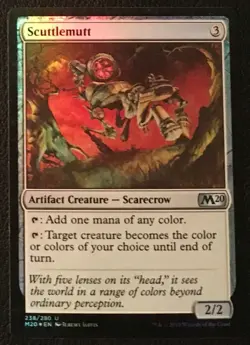 x1 Scuttlemutt Foil Core Set 2020 M20 Magic The Gathering MTG Near Mint - Image 1