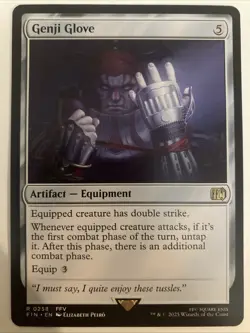 MTG - Genji Glove - Rare Regular #258 - Final Fantasy NM - Image 1